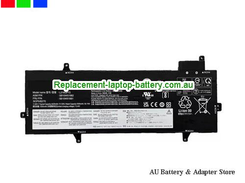 LENOVO ThinkPad Z13 Gen 1 21D20011GR Battery 4425mAh, 51.5Wh  11.64V Black Li-Polymer
