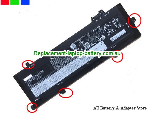 LENOVO ThinkPad P16s Gen 1(AMD)21CK0056GB Battery 3392mAh, 52.5Wh  15.48V Black Li-ion