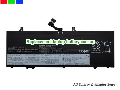LENOVO YOGA SLIM 6 82X3000JMZ Battery 3887mAh, 60Wh  15.44V Black Li-Polymer