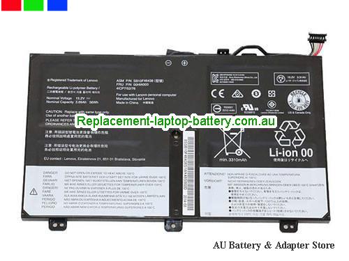 LENOVO ThinkPad Yoga 14(20DM-MZ0BLUS) Battery 3690mAh, 56Wh 15.2V Black Li-ion