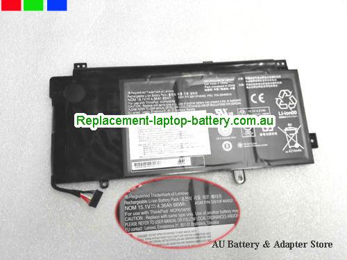 LENOVO ThinkPad Yoga 15 Battery 66Wh, 4.36Ah 15.1V Black Li-ion