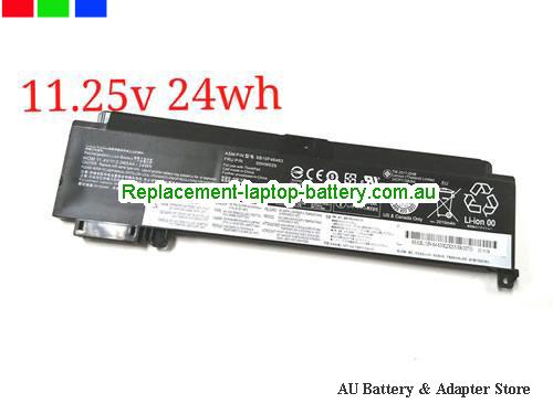 LENOVO ThinkPad T460s 20F9007F Battery 2065mAh, 25Wh 11.4V Black Li-ion
