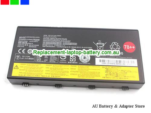 LENOVO ThinkPad P70(20ER000EGE) Battery 6400mAh, 96Wh , 6.4Ah 15V Black Li-ion