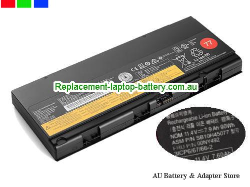 LENOVO ThinkPad P51 20HJS1FA0V Battery 7600mAh, 90Wh , 7.6Ah 11.4V Black Li-ion