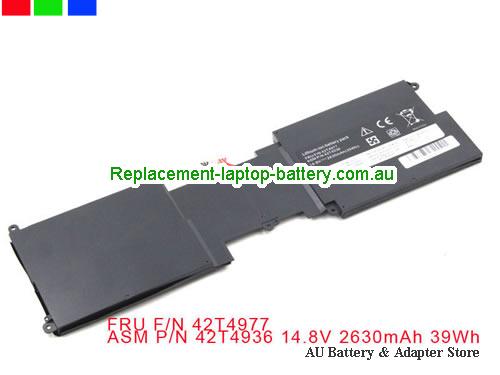 LENOVO THINKPAD X1 1291-CTO Battery 2630mAh, 39Wh  14.8V Black Li-ion