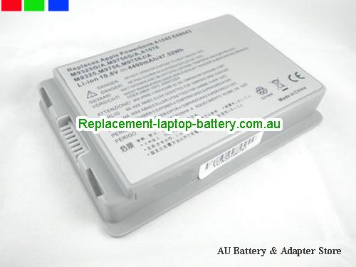APPLE PowerBook G4 15 M9969CH/A inch Battery 5200mAh 10.8V Grey Li-ion