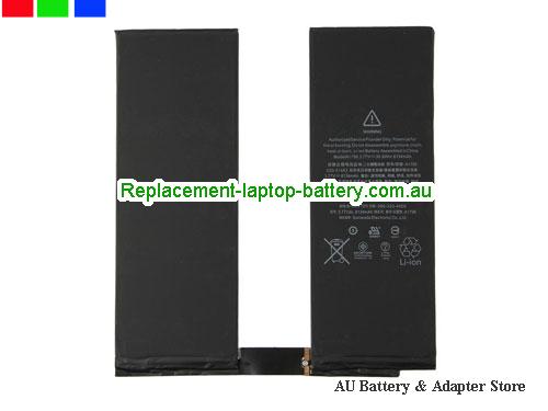 APPLE Ipad Pro 105 A1709 Battery 8134mAh, 30.6Wh 3.77V Black Li-Polymer