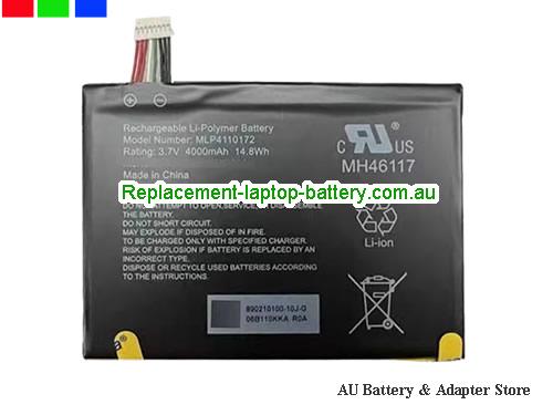 MCNAIR Rand McNally GPS Battery 4000mAh, 14.8Wh 3.7V Black Li-ion