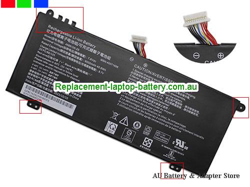 MEDION 4588105-2S Battery 6000mAh, 45.6Wh 7.6V Black Li-ion