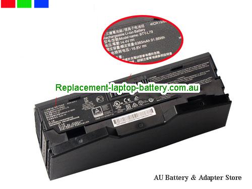 MSI HTCVIVE VR One 7RE-231CN Battery 6365mAh, 91.66Wh  14.4V Black Li-ion