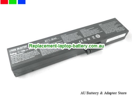 MSI MS1422 Series Battery 4400mAh 11.1V Black Li-ion
