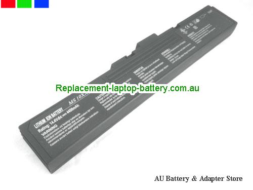 MSI MS1039 Battery 4400mAh 14.4V Black Li-ion