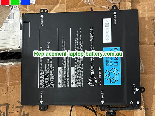 NEC 2ICP4/56/130 Battery 5080mAh, 36Wh  7.68V Black Li-ion