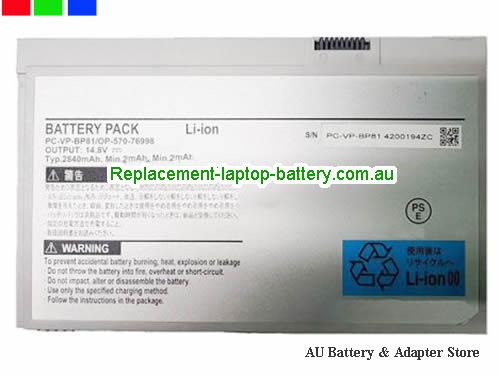 NEC VERSAPRO VZ-E Battery 2840mAh, 41.4Wh  14.8V Grey Li-ion