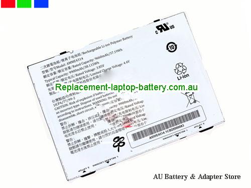 OTHER AMME4314 Battery 9660mAh, 37.19Wh 3.85V White Li-Polymer