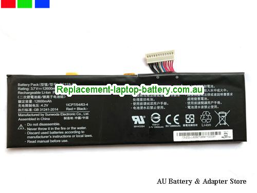 OTHER TC12A-W Battery 12600mAh, 46.62Wh 3.7V Black Li-ion