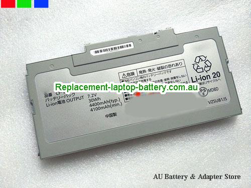 PANASONIC CF-AX3 Battery 4400mAh 7.2V Sliver Li-ion