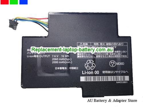 PANASONIC CF-MX5 Battery 2060mAh, 16Wh 7.6V Black Li-Polymer
