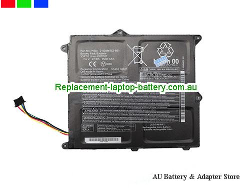 PANASONIC CF-XZ6RF7VS Battery 3540mAh, 27Wh 7.6V Black Li-Polymer