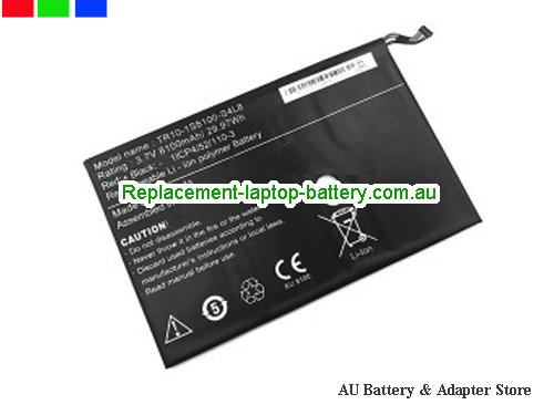RTDPART TR10 Tablet Battery 8400mAh, 31Wh  3.7V  Li-Polymer