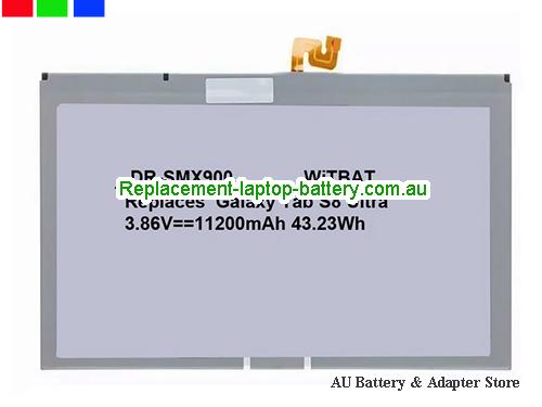 SAMSUNG Galaxy Tab S8 Ultra Battery 11200mAh, 43.45Wh 3.88V White Li-Polymer