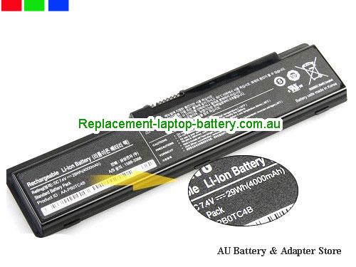SAMSUNG NP305UIA-AOIUK Battery 4000mAh, 29Wh  7.4V Black Li-ion