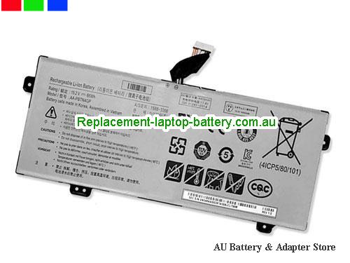 SAMSUNG NP800G5H-XS1US Battery 4400mAh, 66Wh  15.2V White Li-Polymer