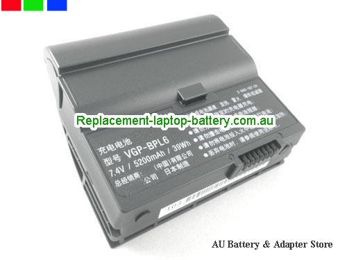 SONY VAIO VGN-UX Series Battery 5200mAh 7.4V Black Li-ion