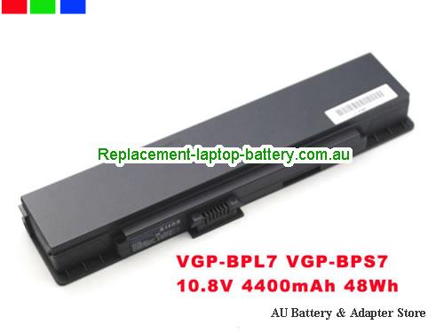 SONY VAIO VGN-G1LAP Battery 4400mAh, 48Wh 10.8V Black Li-ion