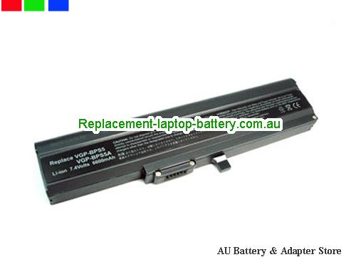 SONY VAIO VGN-TX27LP/B Battery 6600mAh 7.4V Black Li-ion