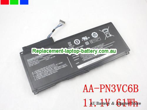 SAMSUNG Np-qx411-w02ub Battery 61Wh 11.1V Black Li-Polymer