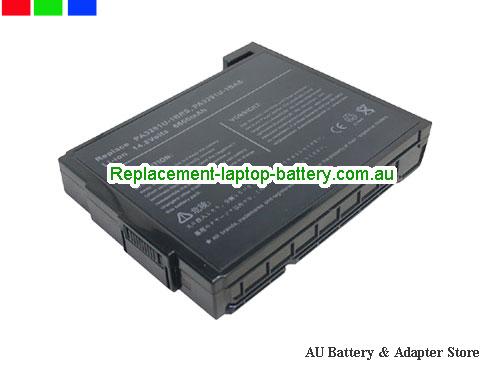 TOSHIBA Satellite P20-S404 Battery 6600mAh 14.8V Black Li-ion