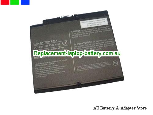 TOSHIBA K00014290 Battery 4300mAh 14.8V Black Li-ion
