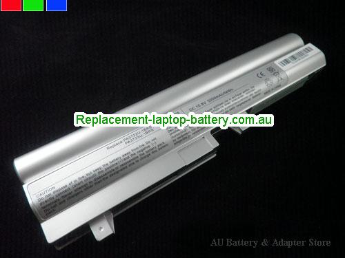 TOSHIBA Satellite NB255-SP1002 Negro Battery 4400mAh 10.8V Silver Li-ion
