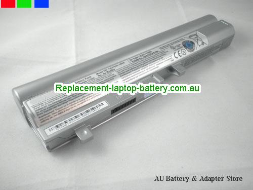 TOSHIBA Satellite NB255-SP1002 Negro Battery 5800mAh, 63Wh 10.8V Silver Li-ion