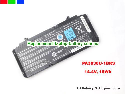 TOSHIBA PABAS233 Battery 1180mAh, 18Wh 14.4V Black Li-ion