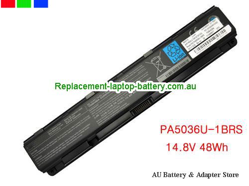 TOSHIBA Qosmio X875 Battery 48Wh 14.8V Black Li-ion