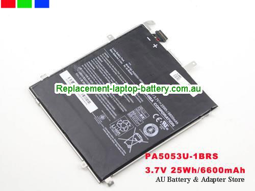 TOSHIBA AT300 Tablet Battery 6600mAh, 25Wh 3.7V Black Li-Polymer
