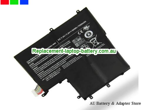 TOSHIBA Toshiba Satellite U845W Battery 7030mAh 7.4V Black Li-ion