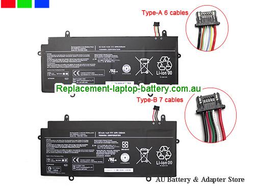 TOSHIBA PORTEGE Z30-A100 Battery 3380mAh, 52Wh 14.8V Black Li-ion