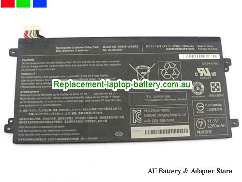TOSHIBA SATELLITE P30WB Battery 2280mAh, 27Wh 11.1V Black Li-ion