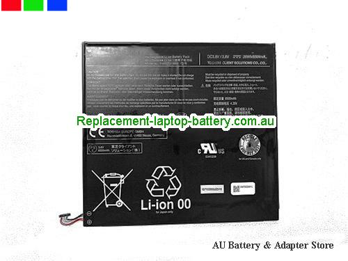 TOSHIBA DynaPad WT12PE Battery 6500mAh, 26Wh 3.8V Black Li-Polymer