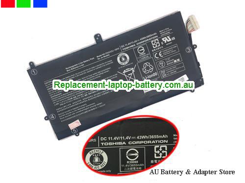 TOSHIBA P25W-C2302 Battery 3655mAh 11.4V Black Li-ion
