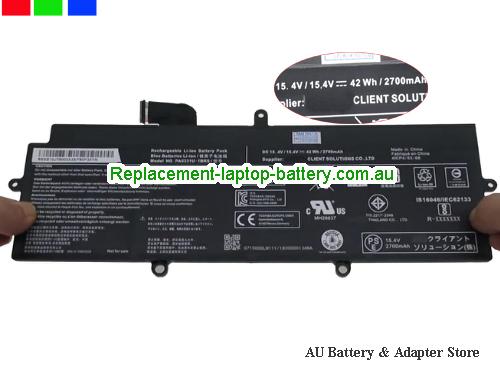 TOSHIBA Portege A30-E-14Q Battery 2700mAh, 42Wh 15.4V Li-Polymer