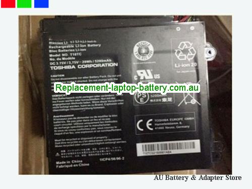 TOSHIBA T101C Battery 5200mAh, 20Wh  3.75V Black Li-Polymer