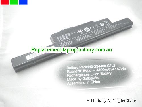 UNIWILL I40-3S4400-G1L3 Battery 4400mAh 11.1V Black Li-ion