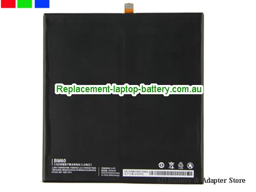 Australia BM60 Battery Li-Polymer Xiaomi 3.8v 23.71Wh AU BM60 Battery Li-Polymer Xiaomi 3.8v 23.71Wh