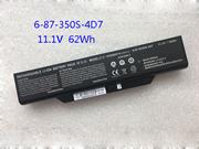 Original Laptop Battery for NOVATECH N1635, N350DW, Black, 5590mAh, 62Wh 11.1V