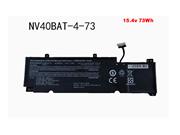 Original Laptop Battery for COLORFUL Jiangxing X16 Pro 23, X16 Pro 2023, Black, 4600mAh, 73Wh 15.4V
