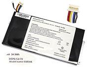 Hasee SSBS66 Battery Li-Polymer 11.1v 34.9Wh